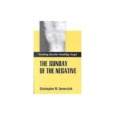 The Sunday of the Negative by Christopher M. Gemerchak (Paperback - State Univ of New York Pr)