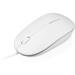 Macally 3 Button USB Optical Wired Computer 5Ft Corded Mouse Compatible with PCs Apple Macs Desktops Laptops - 1000 DPI