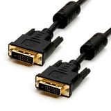 Cmple - DVI Cable 15ft DVI to DVI Dual Link Monitor Cable Digital (24+1) Male DVI Cable for Gaming PC Laptop Projector DVD Computer Monitor - Black