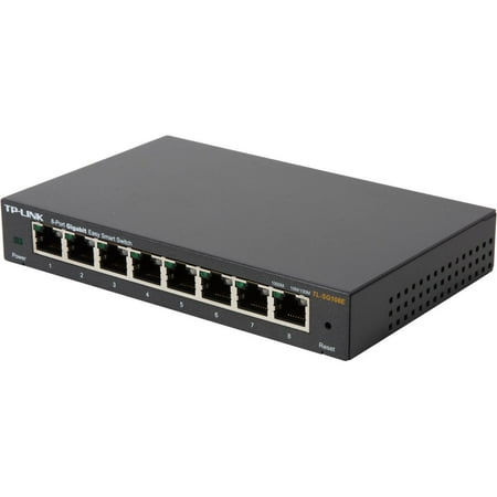 TP-Link 8-Port Gigabit Ethernet Web Managed Easy Smart Switch | Limited Lifetime Warranty (TL-SG108E)