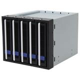 Icy Dock MB155SP-B | 5x3.5 in 3x5.25 Hot Swap SATA HDD Cage | FatCage