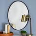 Cooper Classics Seymour 22" x 28" Oval Wall Mirror