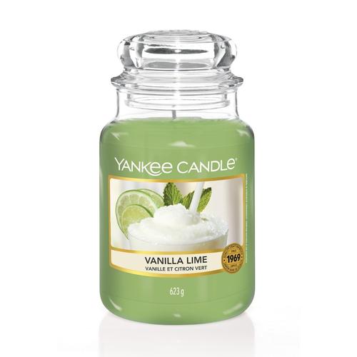 YANKEE CANDLE - Glas Vanilla Lime Kerzen 623 g