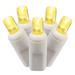 Vickerman 34728 - 100 Light 50' White Wire Yellow Wide Angle LED Lights with 6" Spacing (X6W6107)
