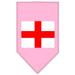 St. Georges Cross Screen Print Bandana Light Pink Small