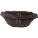 AmeriLeather Top-grain Cowhide Leather Fanny Pack with 40-inch Belt
