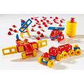 Plasticant Mobilo Standard-Set, 120 Teile - Kreatives Konstruktionsspielzeug made in Germany - bauen, spielen, lernen für Kinder 3 - 8 Jahre, Gelb , Rot , Blau