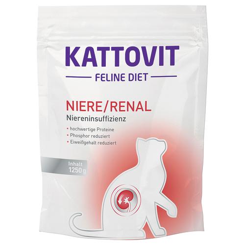 1,25kg Niere/Renal (Niereninsuffizienz) Kattovit Katzenfutter trocken