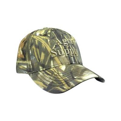 Camo Cap Agri Supply With Velcro Back Apparel & Clothing