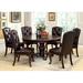 The Twillery Co.® Tufted Dining Chair in Faux Leather/Wood/Upholstered in Brown | 43.25 H x 22.5 W x 27 D in | Wayfair JEG-4420M-TD