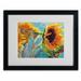 Trademark Fine Art 'Sun 11' Framed Painting Print on Canvas Canvas | 16 H x 20 W x 0.75 D in | Wayfair ALI0357-B1620MF