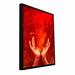 ArtWall Chakra Fire by Elena Ray - Graphic Art Print on Canvas Metal in Red | 24 H x 32 W x 2 D in | Wayfair 0ray048a2432f