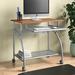 Safco Products Company Eastwinds Desk Wood/Metal in Brown/Gray/Red | 30.25 H x 31.5 W x 19.75 D in | Wayfair 947MEC