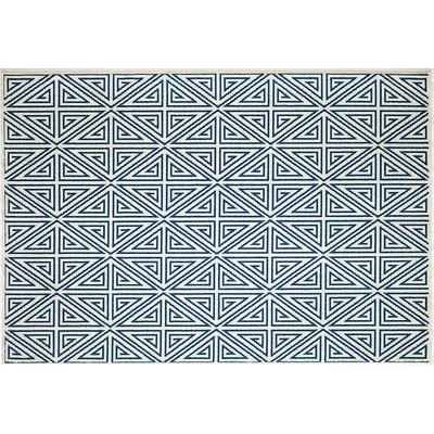 Must Have Momeni Baja Diamond Geometric Indoor Outdoor Rug Blue 5x8 Ft From Momeni Fandom Shop