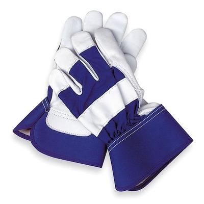 CONDOR 2MDD9 Leather Gloves, Goatskin, Safety Cuff, Wing Thumb, Full Finger,