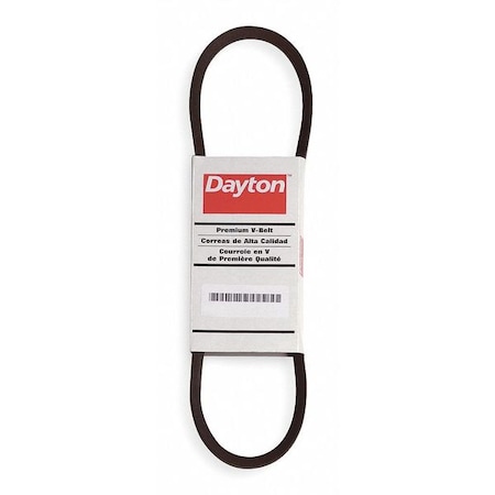 DAYTON 5VX860 Wedged Cogged V-Belt, Power Ace Cog, 5VX860, 5VX, NR, 86 in, 5/8