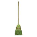 TOUGH GUY 1VAB5 12 in Sweep Face Broom, Medium/Stiff Combination, Natural, Tan,