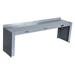 ZORO SELECT 5W674 Electrical Shelf Riser,60Wx15Dx18H,Gray