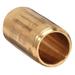 ZORO SELECT 464-480 3/4" MNPT x 4 ft TBE Red Brass Pipe Sch 40