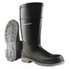 DUNLOP 8968000 Knee Boots,Size 8,16" H,Black,Plain,PR