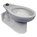 AMERICAN STANDARD 3695001.020 Toilet Bowl, 1.1 to 1.6 gpf, Flushometer, Floor