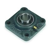 DAYTON 3FDE5 Flange Bearing,4-Bolt,Ball,1" Bore