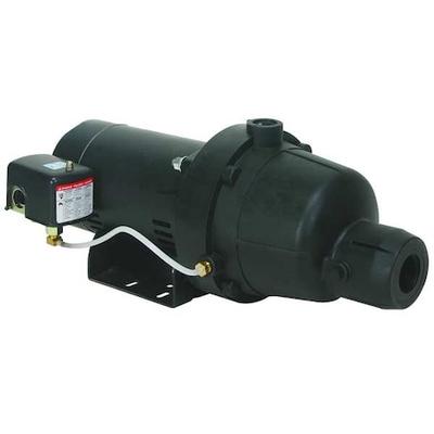 DAYTON 4HEY4 Shallow Well Jet Pump, Plastic, 1/2 HP