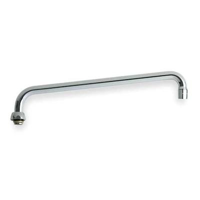 CHICAGO FAUCET L15JKABCP Swing Spout With Aerator, 14 In L