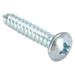 ZORO SELECT U26660.019.0100 Sheet Metal Screw, #10 x 1 in, Zinc Plated Steel