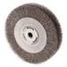 WEILER 93123 Crimped Wire Wheel Wire Brush, Arbor, 8"