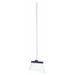 TOUGH GUY 2KU14 12 in Sweep Face Broom, Medium, Synthetic, White, 48" L Handle