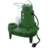 ZOELLER M267 Waste-Mate 1/2 HP 2 in. Auto Submersible Sewage Pump 115V Vertical