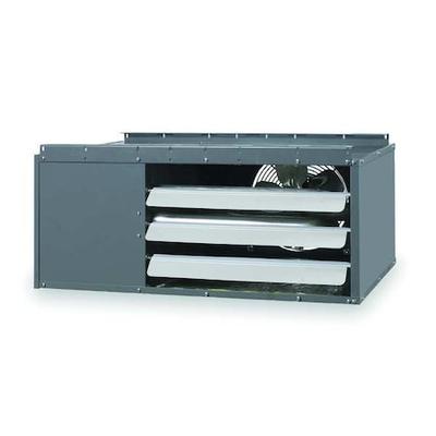 DAYTON 2RYU8A Gas Unit Heater, NG/LP, 45,000, 550 cfm, Direct, Propeller, 1/2 in