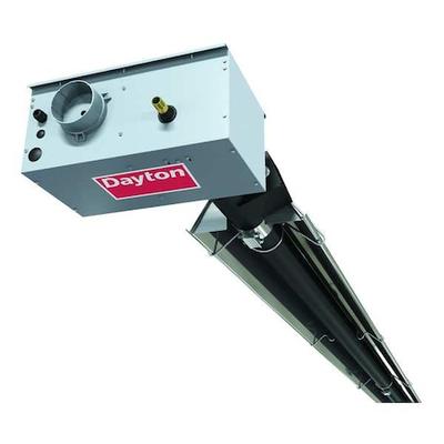 DAYTON 7D846 LP Infrared Tube Heater,125000 BtuH