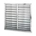 DAYTON 3C311 42 in Backdraft Damper / Wall Shutter, 42-1/2 in x 42-1/2 in