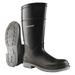 DUNLOP 8968000 Knee Boots,Size 11,16" H,Black,Plain,PR