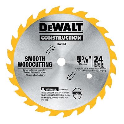 DEWALT DW9054 5-3/8" 24T Carbide Blade (Smooth Woodcutting)