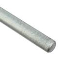 ZORO SELECT 20311 Fully Threaded Rod, 1"-14, 3 ft, Steel, Grade 2, Zinc Plated