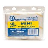 PREMIER 84072 4 in Mini Paint Roller Cover, 1/2 in Nap, Perlon, 10 PK