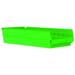 AKRO-MILS 30158GREEN Shelf Storage Bin, Green, Plastic, 17 7/8 in L x 8 3/8 in