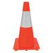 ZORO SELECT 6FGZ4 Traffic Cone, Slim Shape, PVC, 18 in H, Orange, One