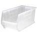 QUANTUM STORAGE SYSTEMS QUS953CL Storage Bin, Clear, Polypropylene, 23 7/8 in L