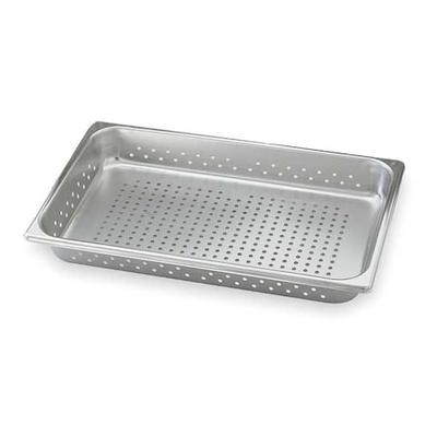 VOLLRATH 30013 Perforated Pan,Full-Size, 3.9 Qt