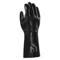 ANSELL 09-924 14" Chemical Resistant Gloves, Neoprene, 10, 1 PR