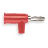 POMONA ELECTRONICS 1825-2-G/10P Banana Plug,Red,PK10