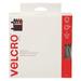 VELCRO BRAND 90082 Reclosable Fastener, Rubber Adhesive, 15 ft, 3/4 in Wd, White