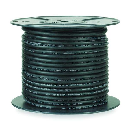 CAROL 01312.35T.01 16 AWG 2 Conductor Carolprene Portable Cord 300V 250 ft. BK