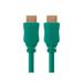 MONOPRICE 3953 HDMI Cable,High Speed,Green,6ft.,28AWG