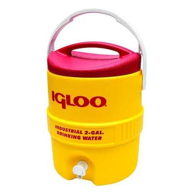 IGLOO 421 2 gal Beverage Cooler/Dispenser, 11-1/2 in Dia, Up to 1 Day Ice