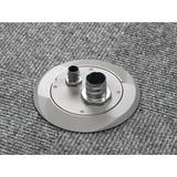 HUBBELL WIRING DEVICE-KELLEMS S1SPFFAL Floor Sub-Plate,Furniture Feed,Aluminum